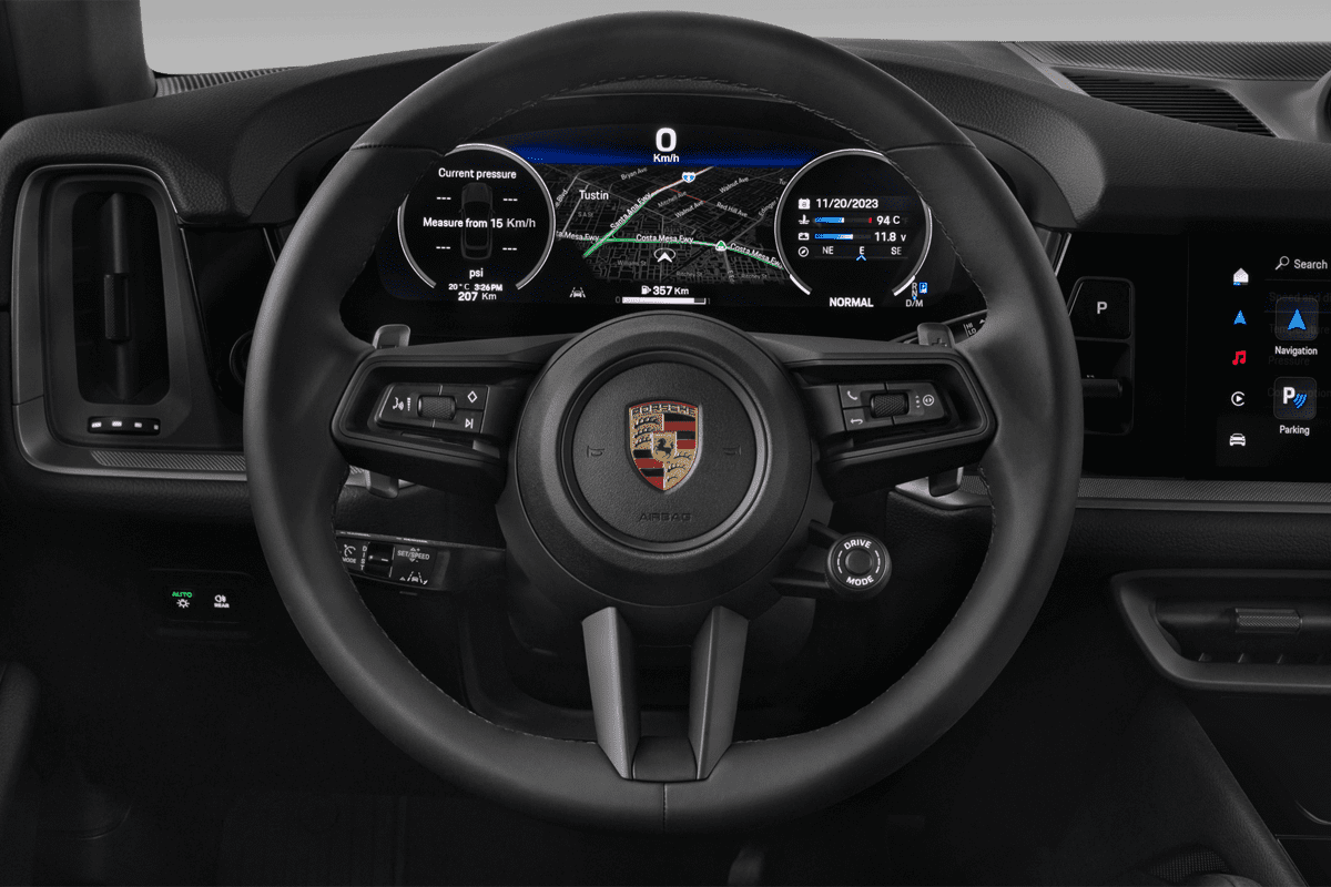 Lenkrad eines Porsche Cayenne Coupé