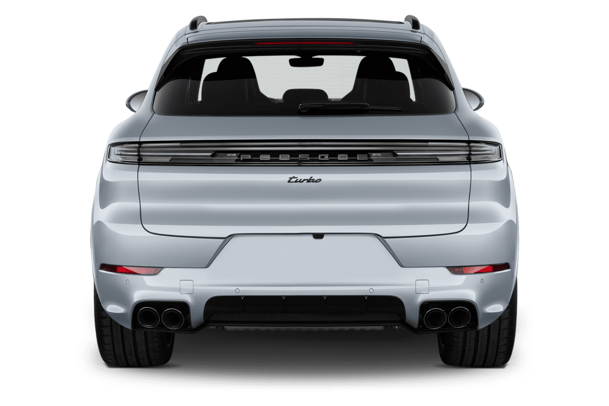 Heckansicht eines Porsche Cayenne Plug-in-Hybrid