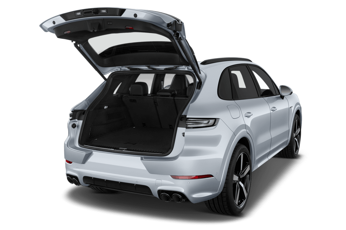 Kofferraum eines Porsche Cayenne Plug-in-Hybrid