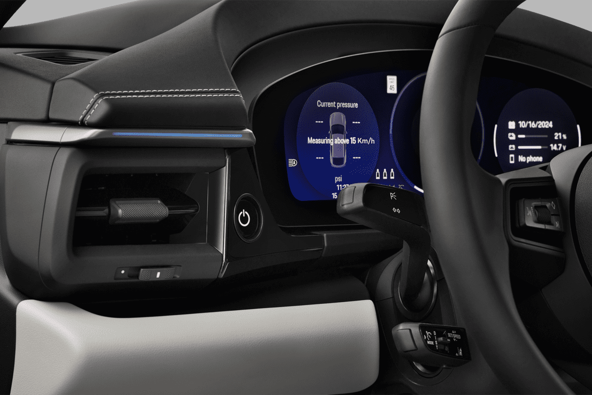 Lüftung eines Porsche Macan BEV