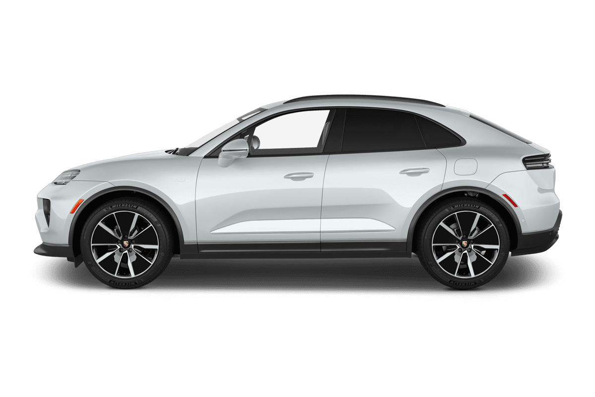 Seitenansicht eines Porsche Macan BEV