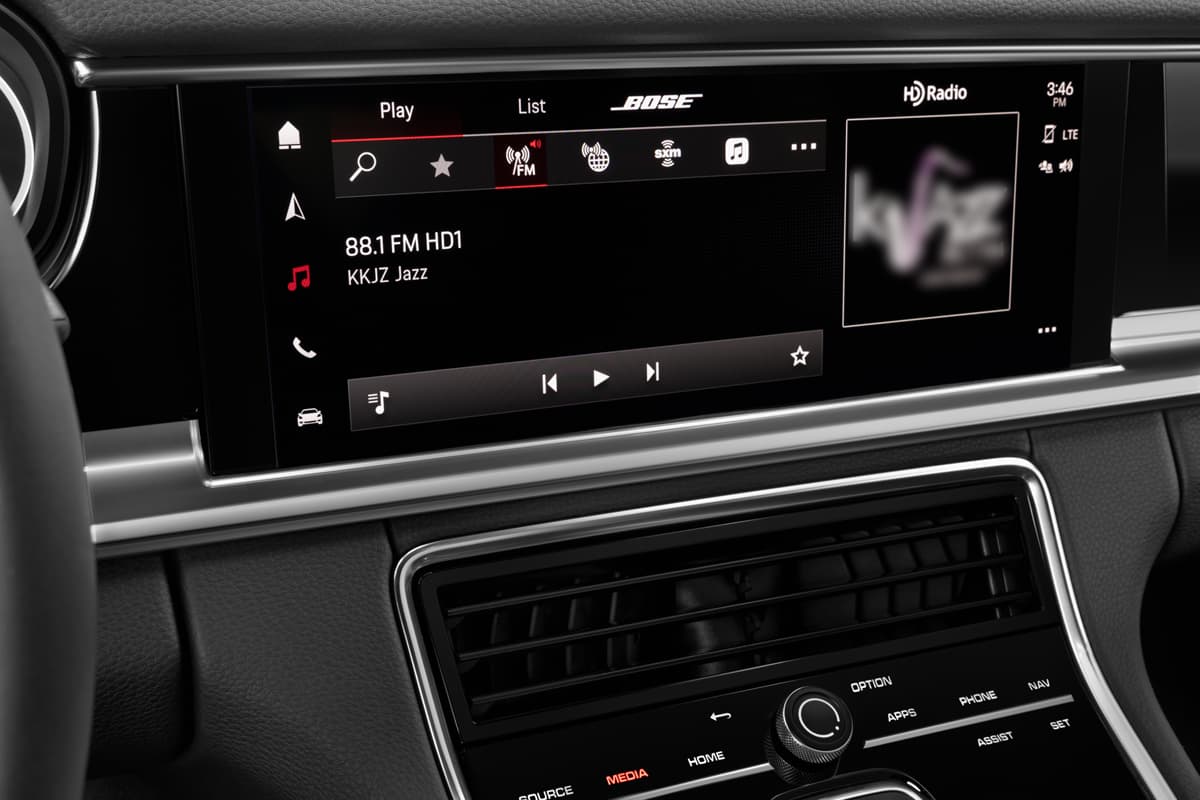 Audiosystem eines Porsche Panamera