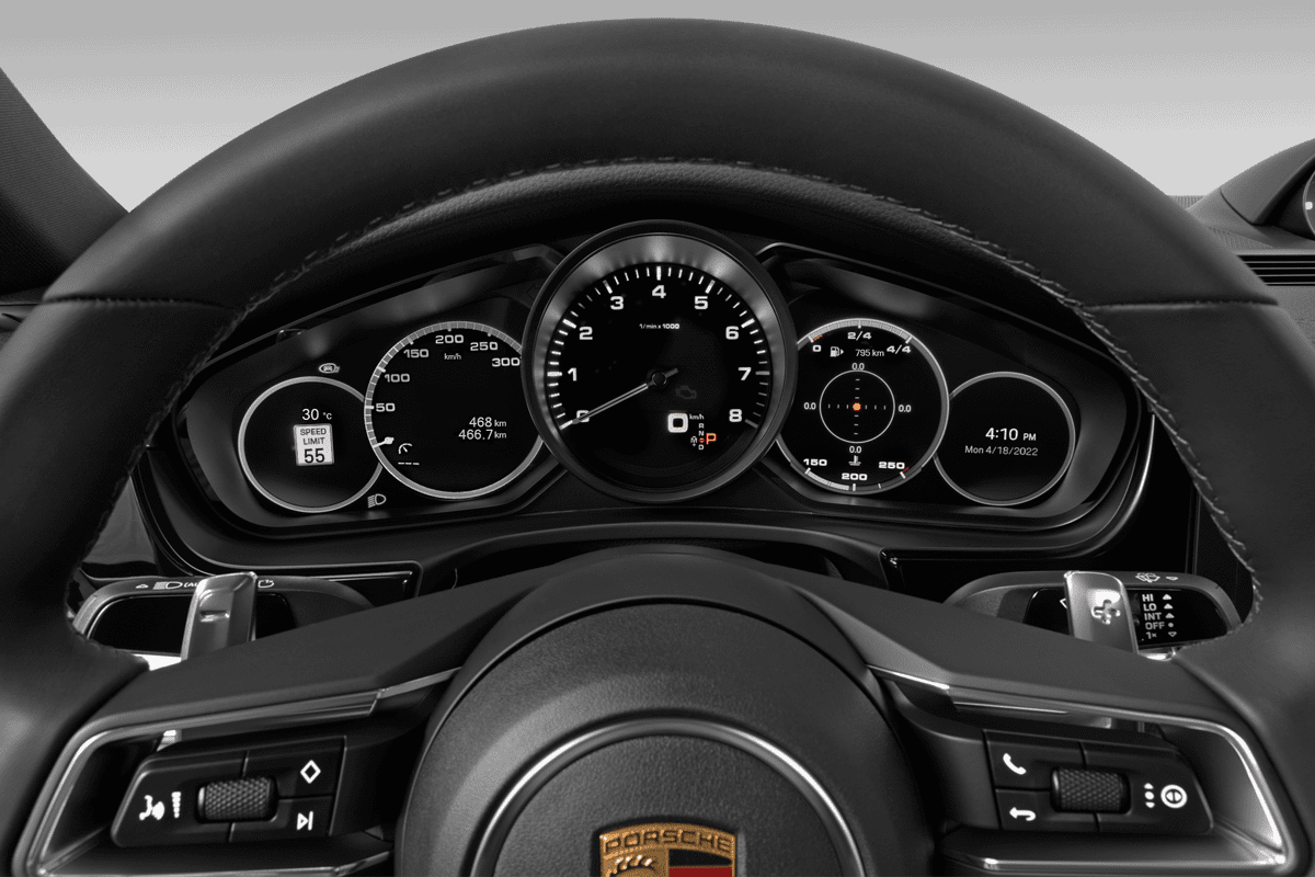 Kombiinstrument eines Porsche Panamera