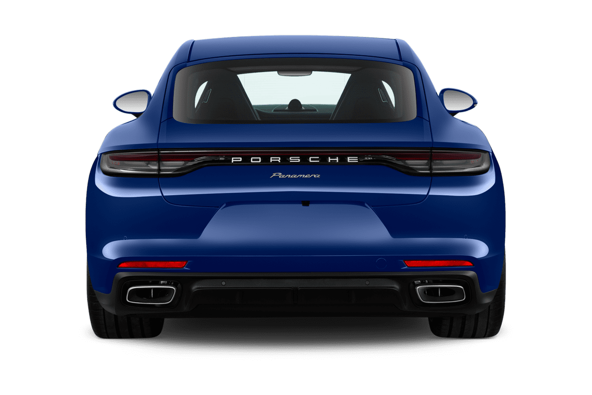 Heckansicht eines Porsche Panamera