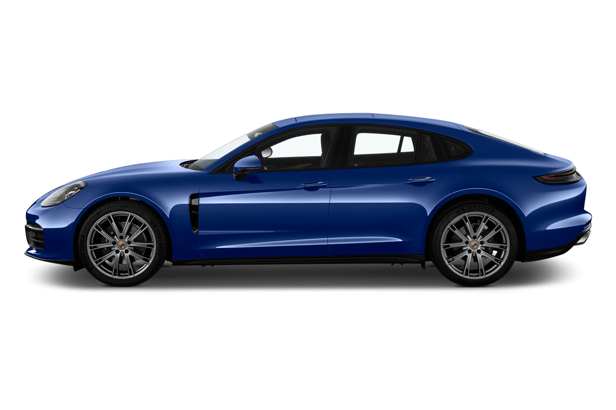 Seitenansicht eines Porsche Panamera