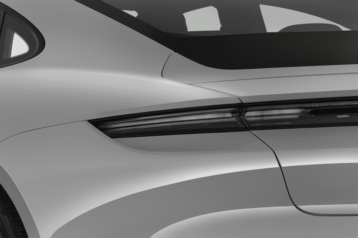 Heckleuchten eines Porsche Taycan