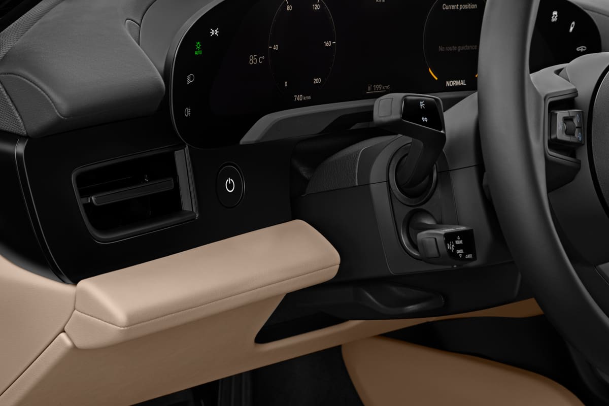 Lüftung eines Porsche Taycan Sport Turismo