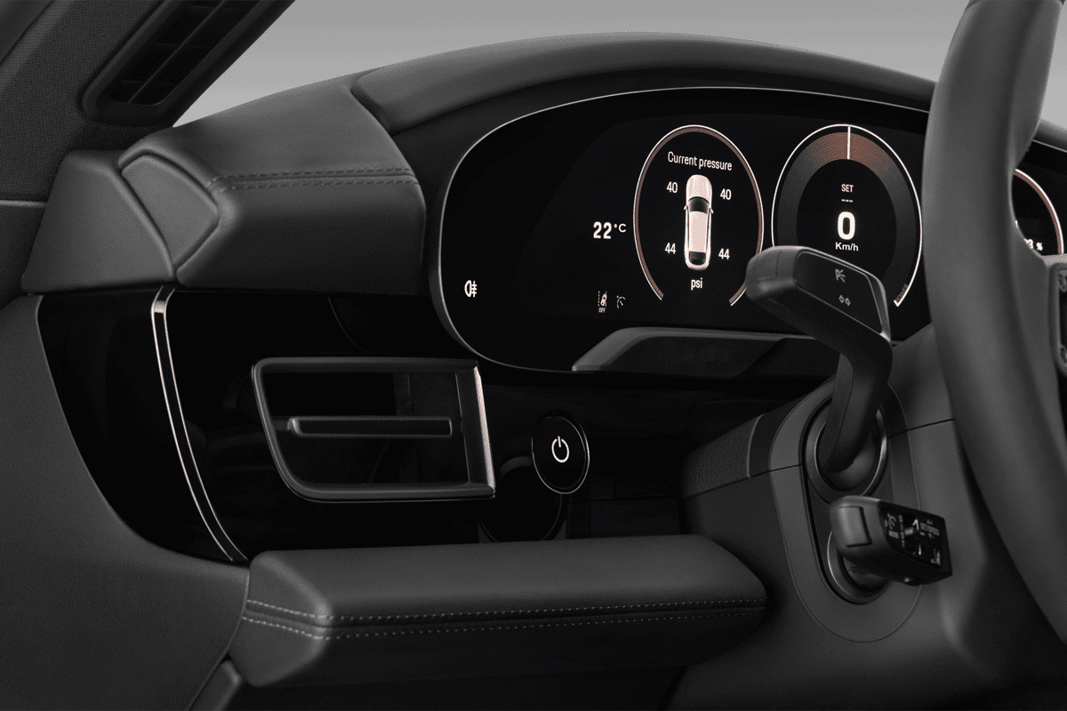 Lüftung eines Porsche Taycan Cross Turismo