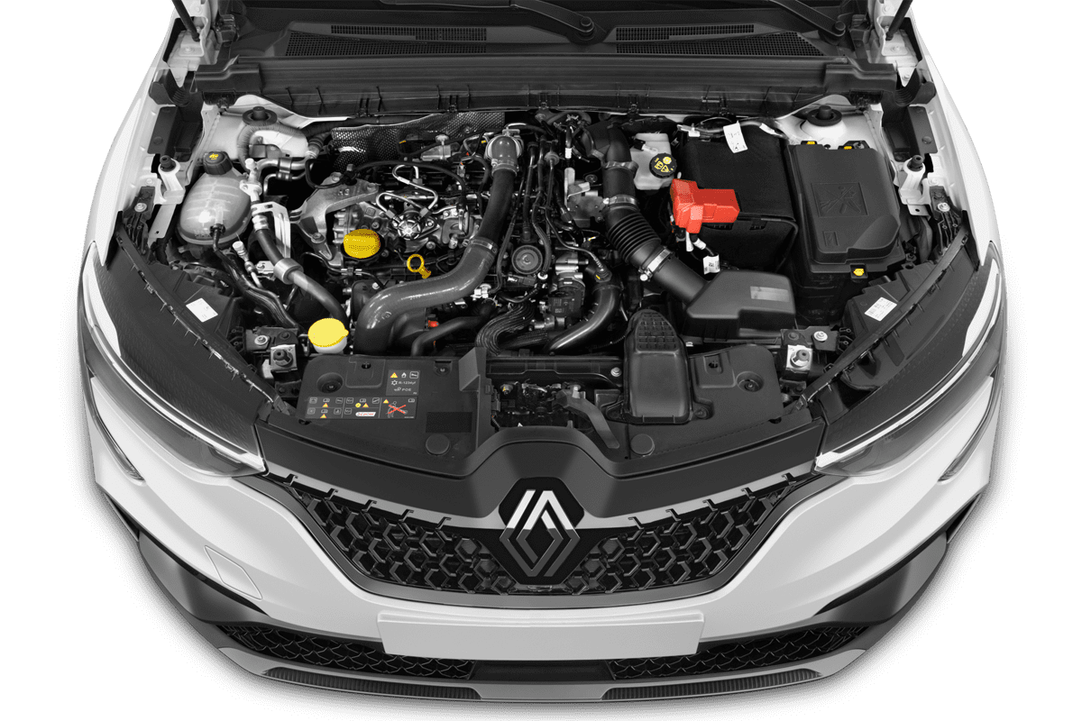 Motorraum eines Renault Arkana