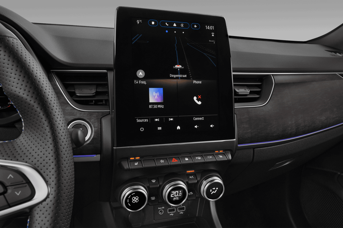 Mittelkonsole eines Renault Arkana