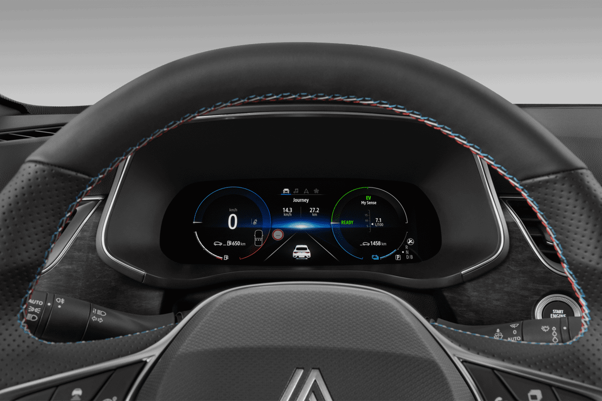 Kombiinstrument eines Renault Arkana Hybrid