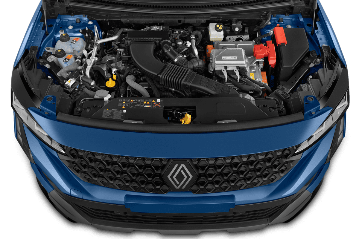 Motorraum eines Renault Austral Hybrid