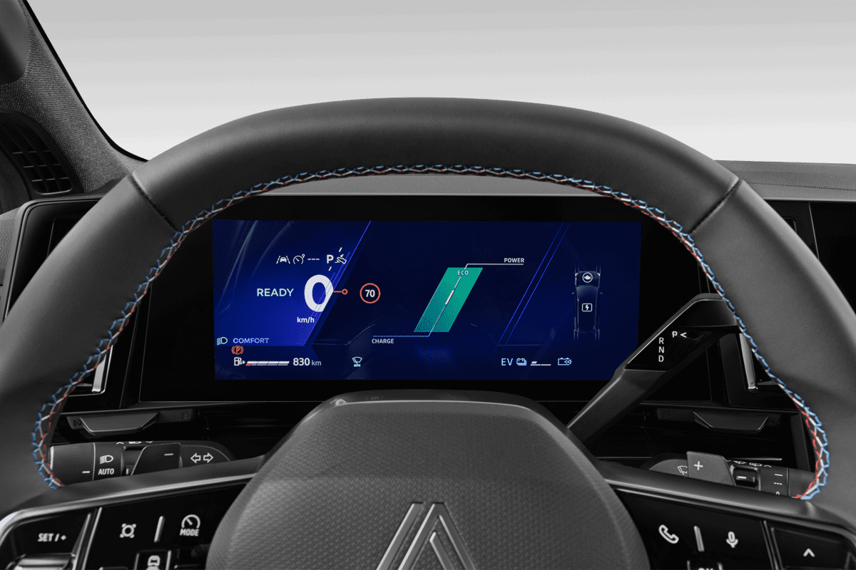 Kombiinstrument eines Renault Austral Hybrid