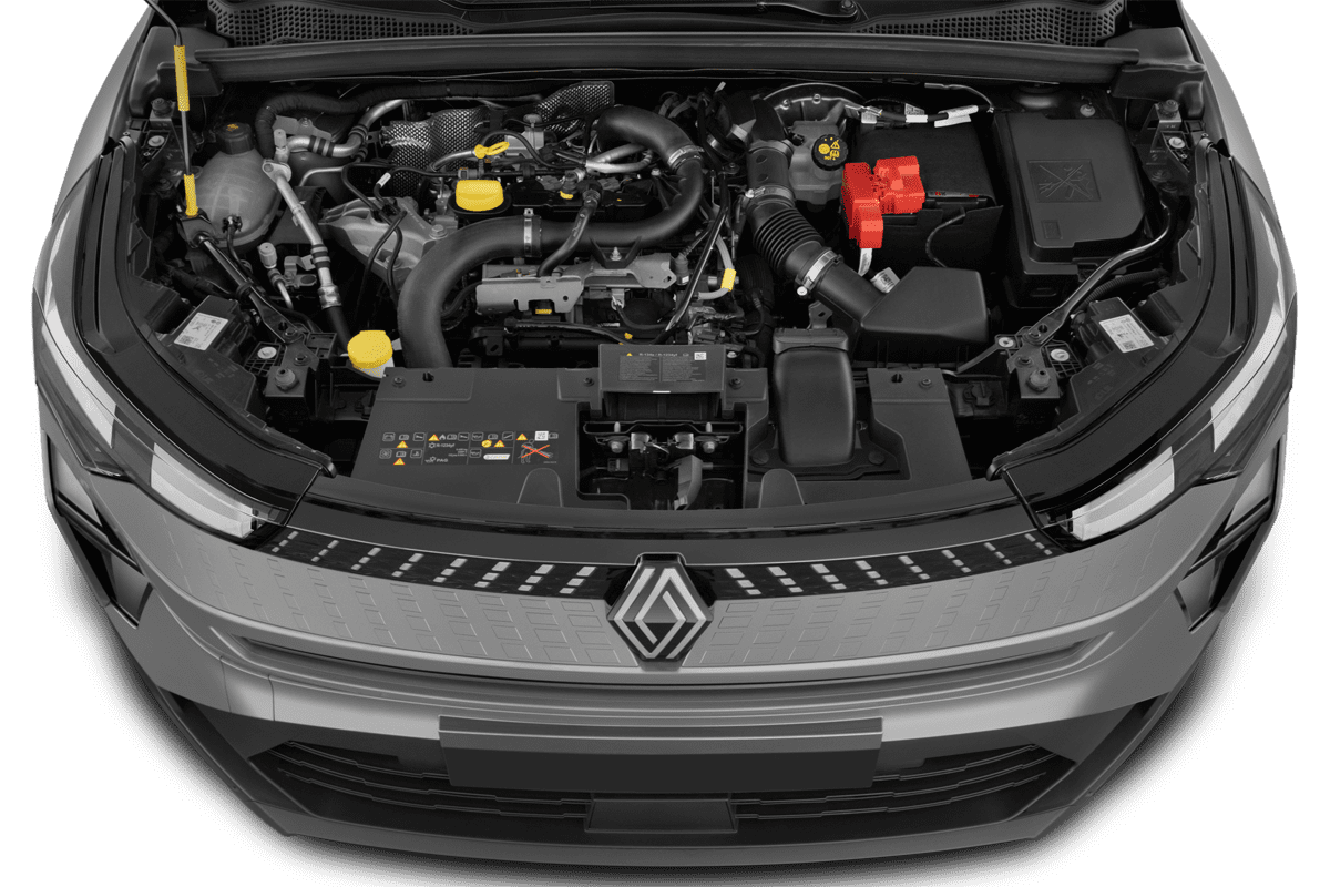Motorraum eines Renault Captur