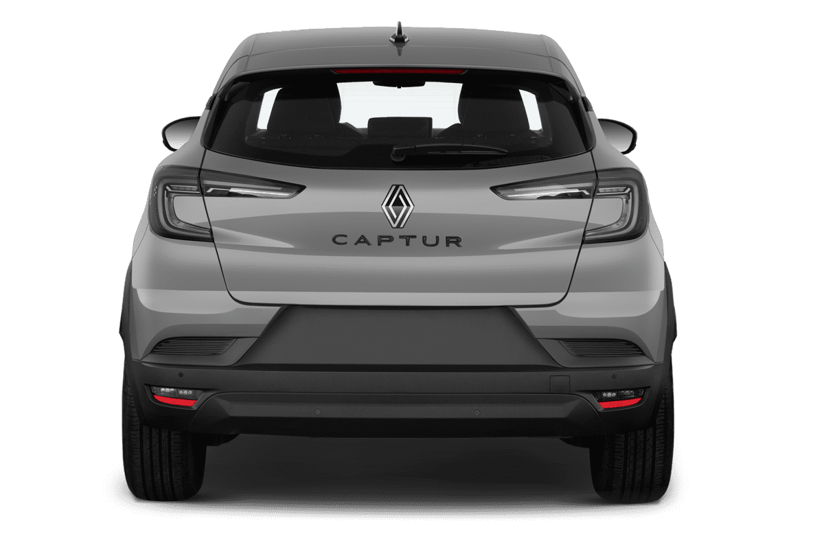 Heckansicht eines Renault Captur