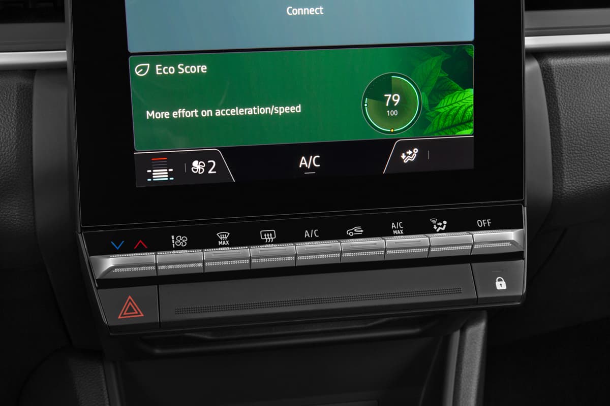 Klimasteuerung eines Renault Captur