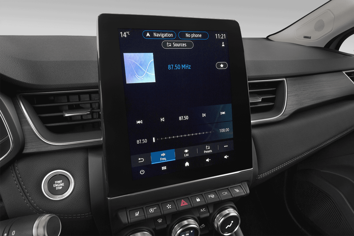 Audiosystem eines Renault Captur LPG