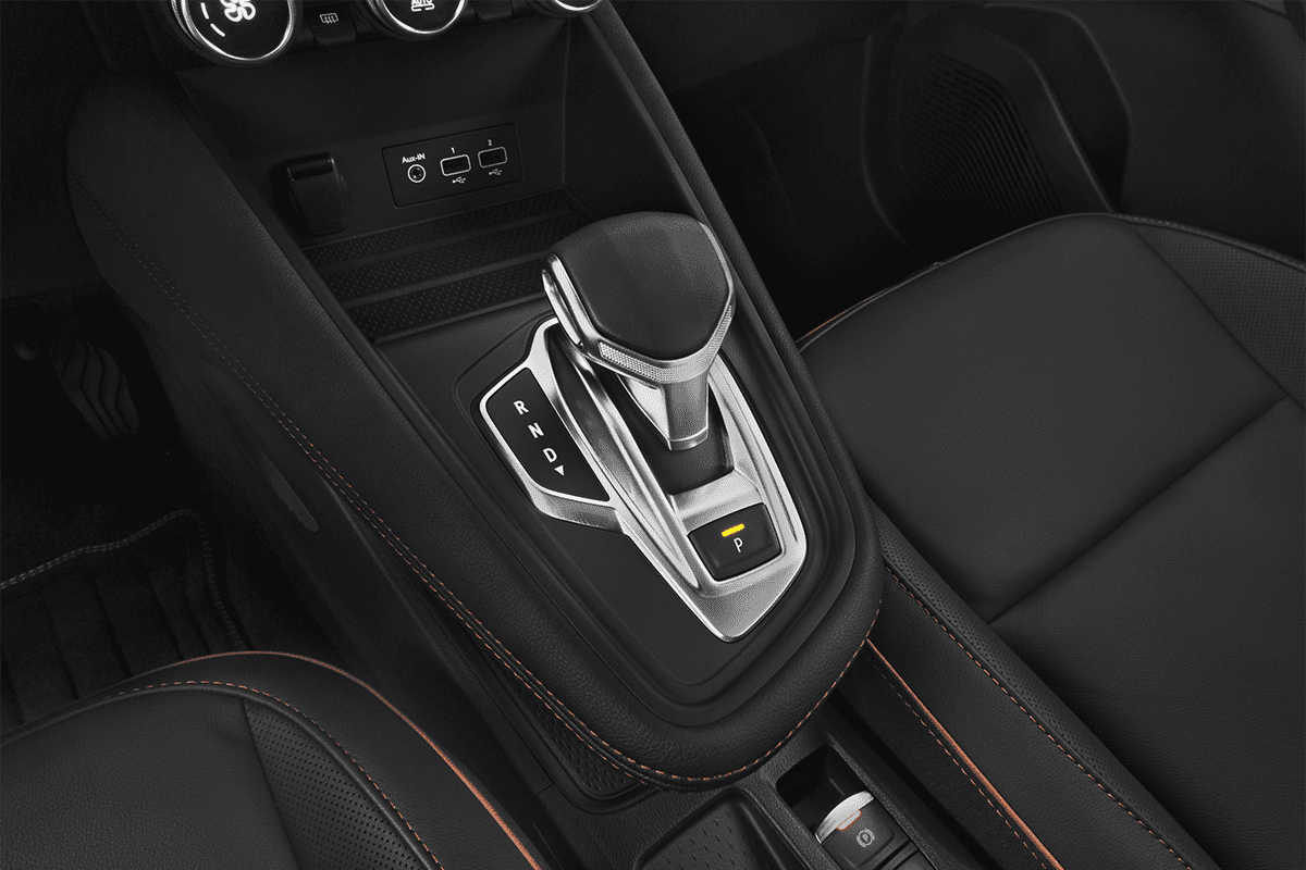 Schaltknüppel eines Renault Captur LPG