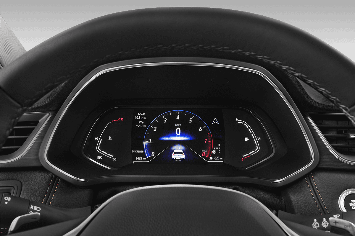 Kombiinstrument eines Renault Captur LPG