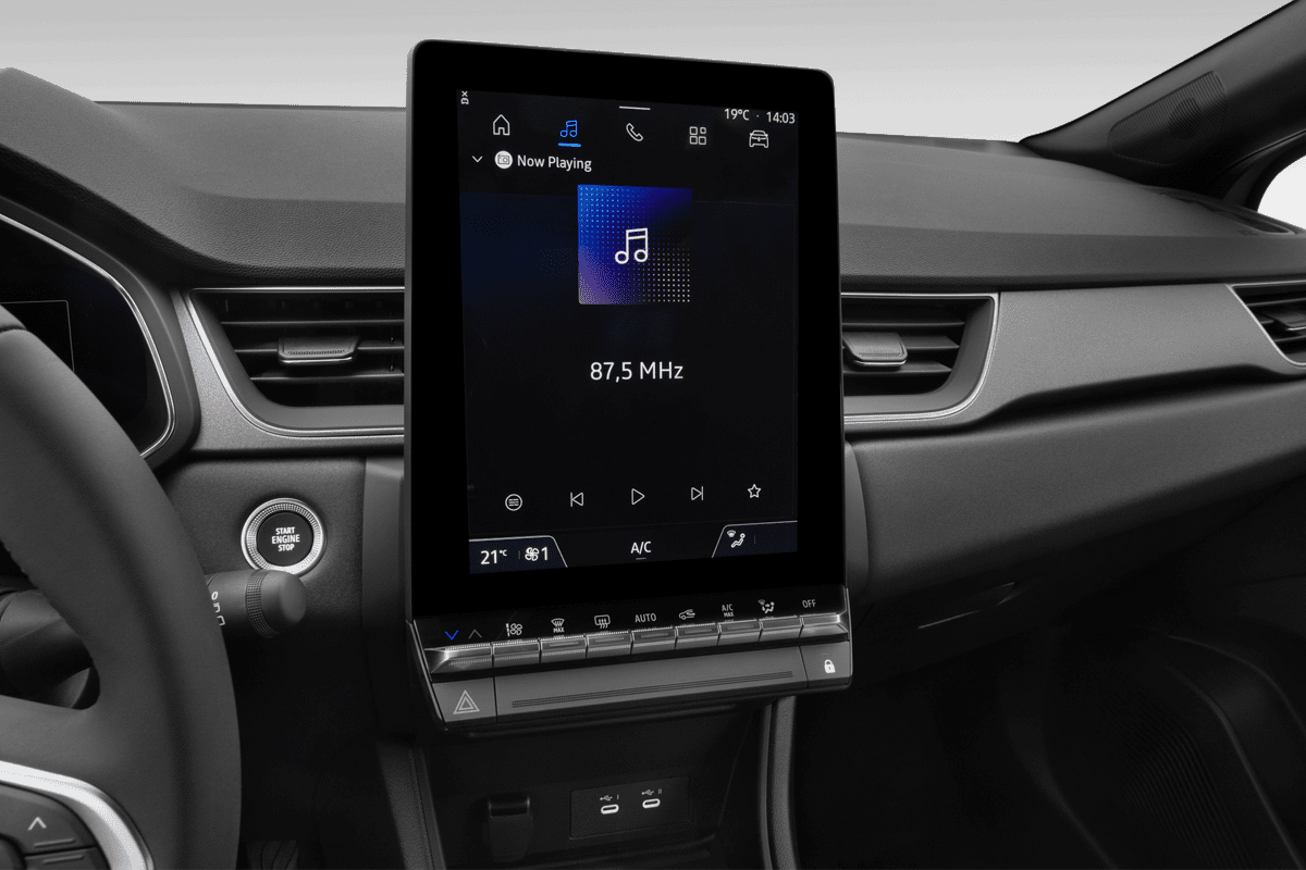 Audiosystem eines Renault Captur Hybrid 