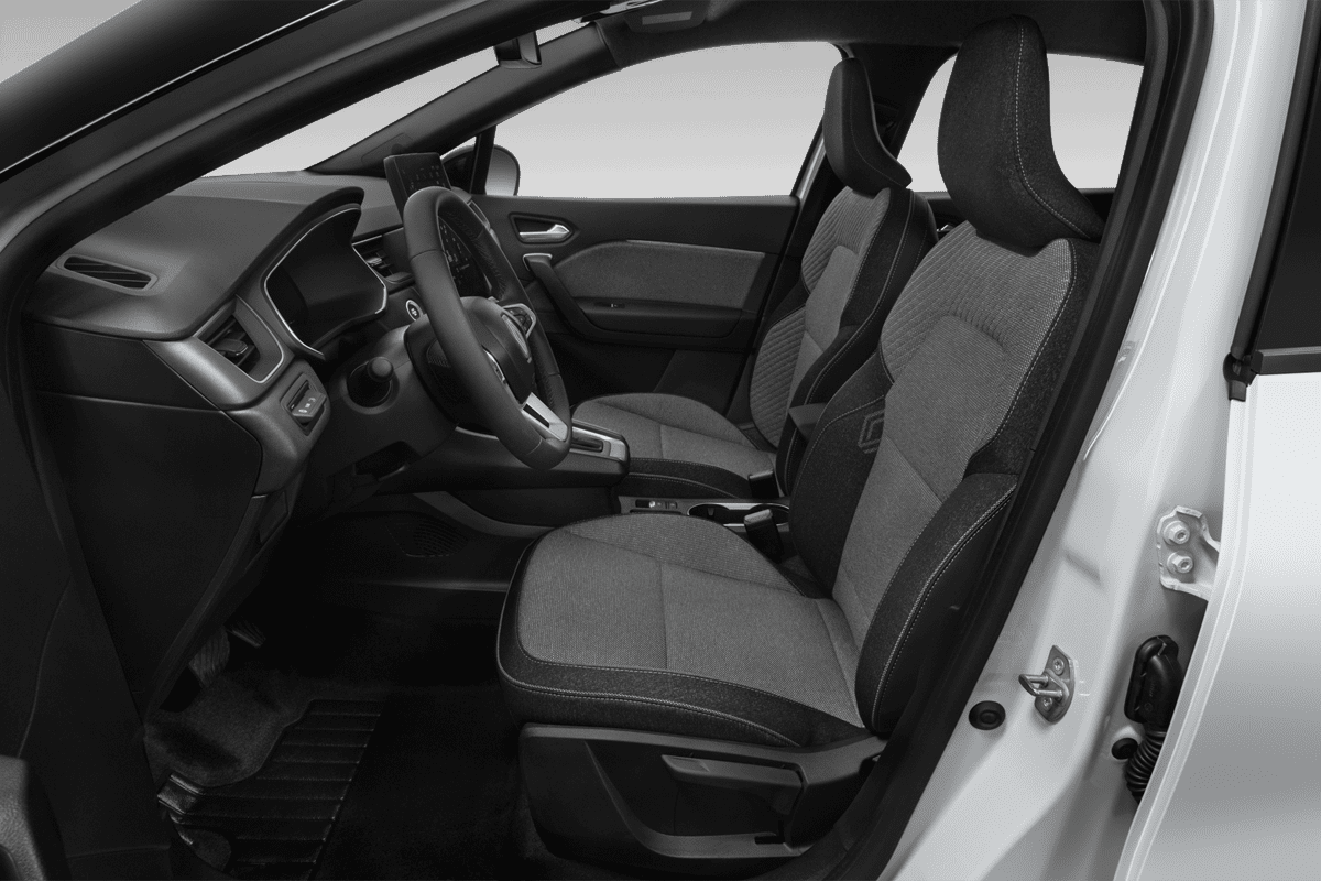 Vordersitze eines Renault Captur Hybrid 