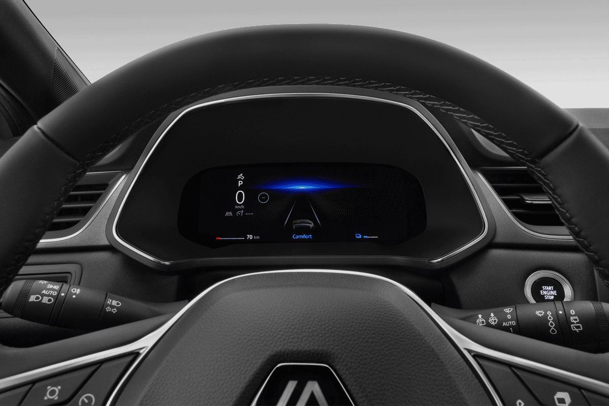 Kombiinstrument eines Renault Captur Hybrid 