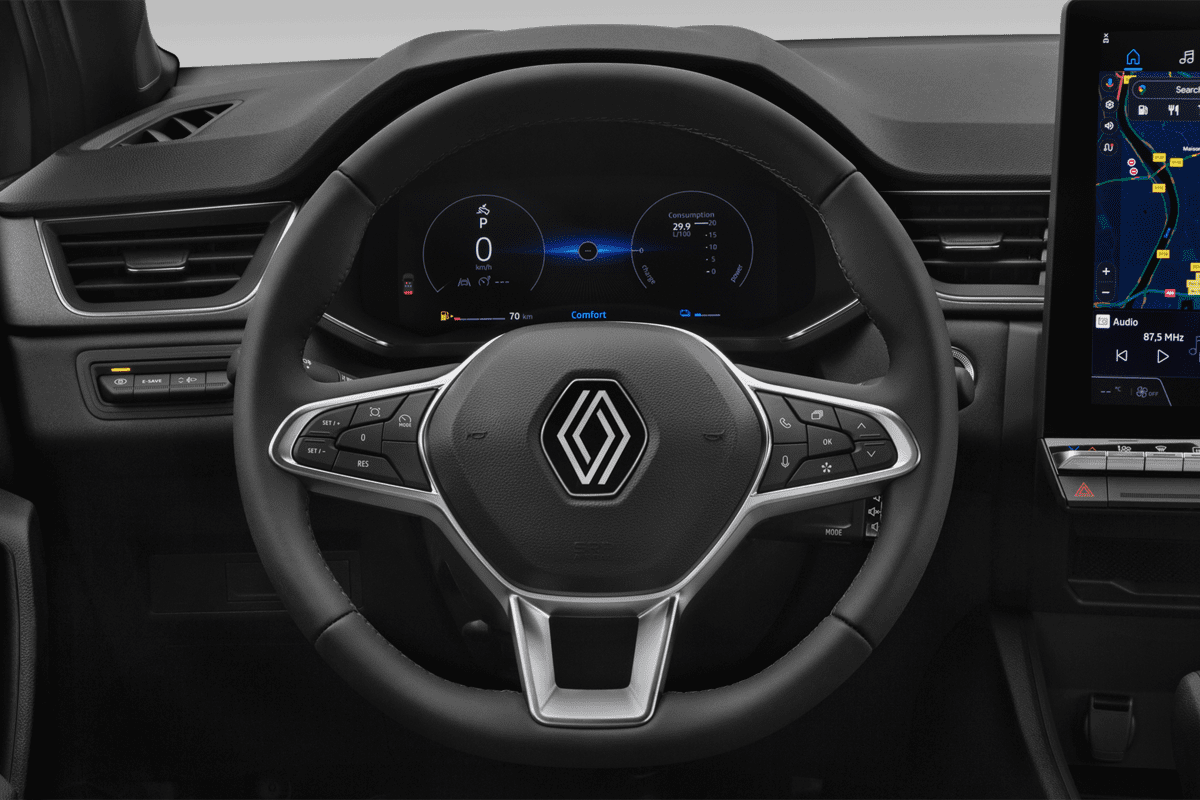 Lenkrad eines Renault Captur Hybrid 