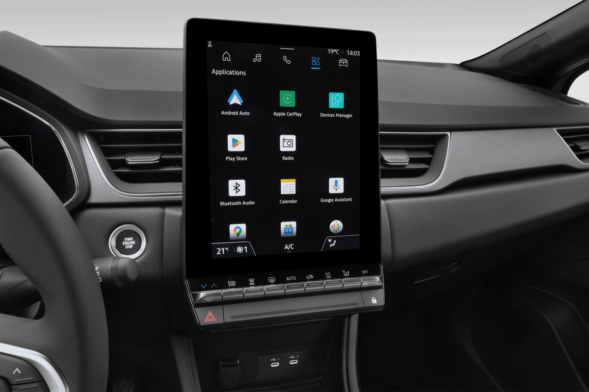 Klimasteuerung eines Renault Captur Hybrid 