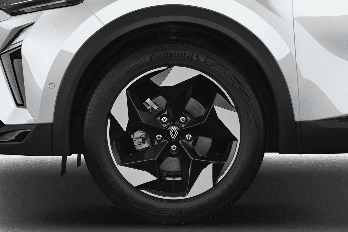 Radkappe oder Felge eines Renault Captur Hybrid 