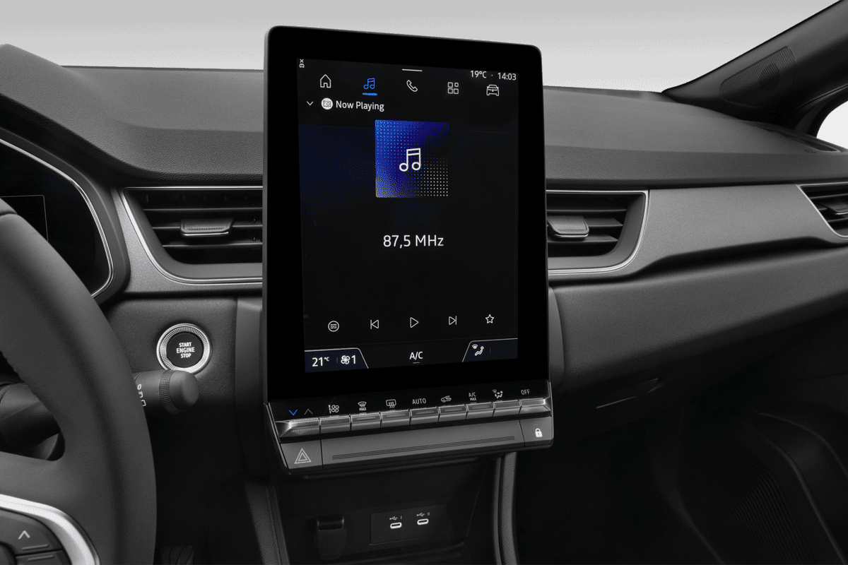 Audiosystem eines Renault Captur Hybrid 