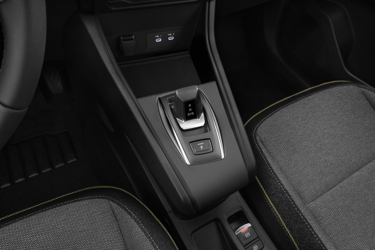 Schaltknüppel eines Renault Captur Hybrid 