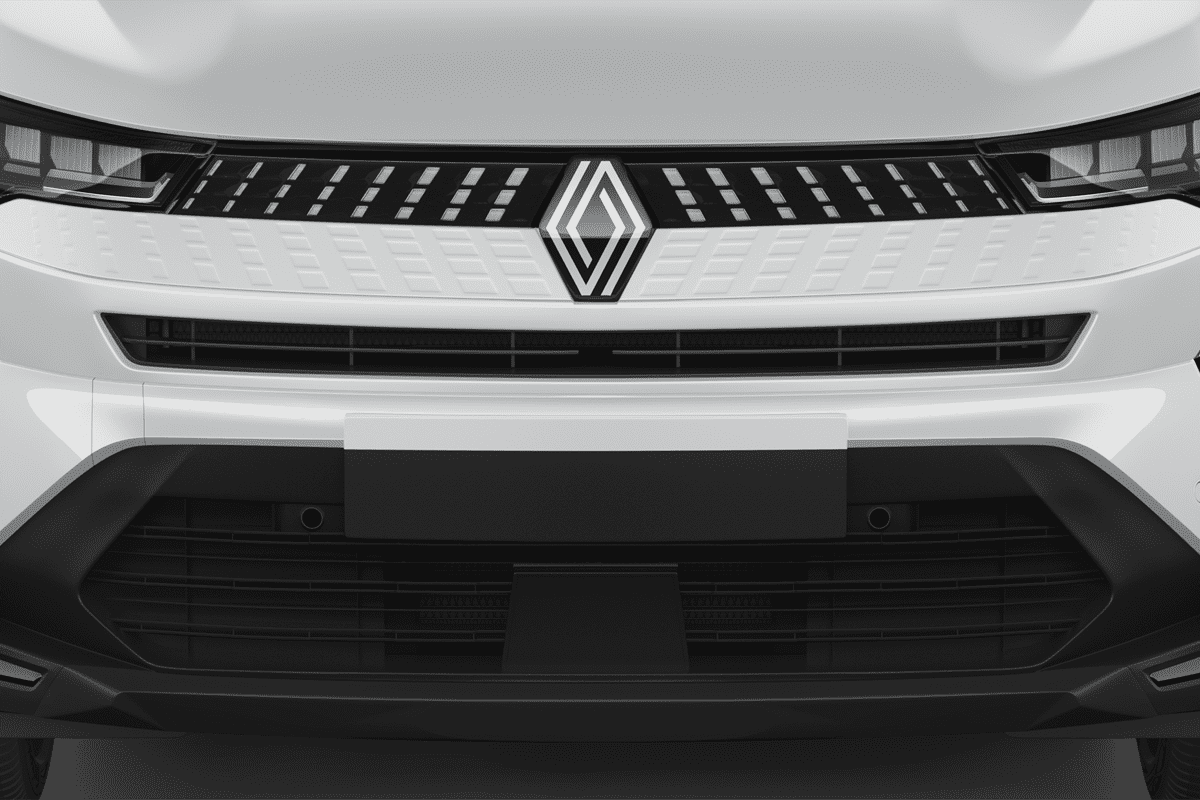 Kühlergrill eines Renault Captur Hybrid 