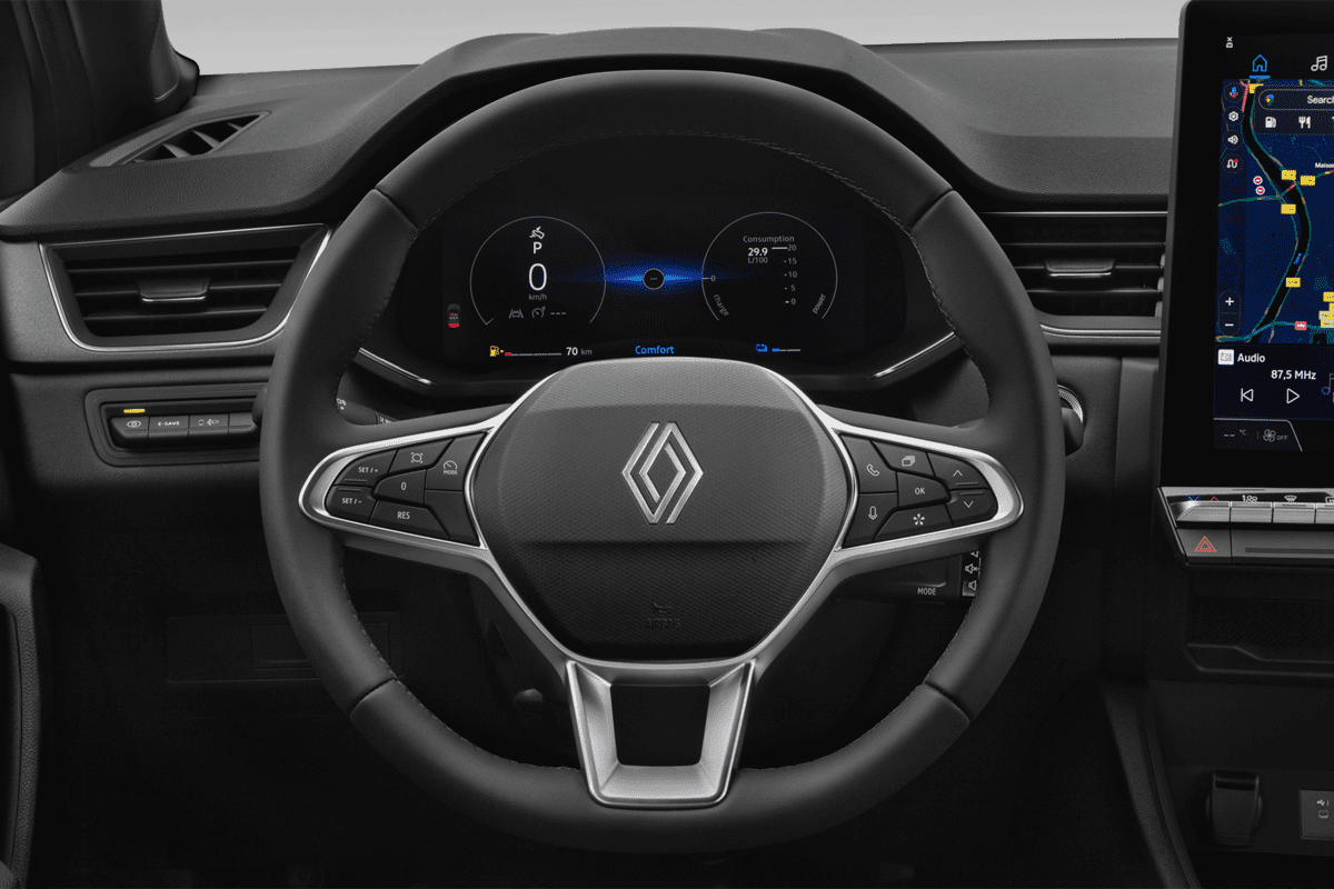 Lenkrad eines Renault Captur Hybrid 