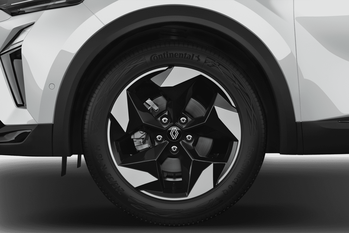 Radkappe oder Felge eines Renault Captur Hybrid 