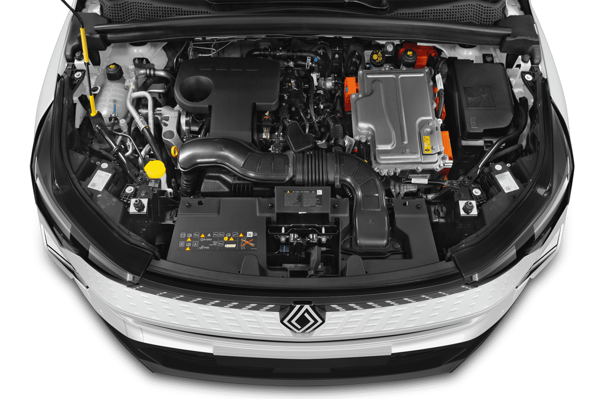 Motorraum eines Renault Captur