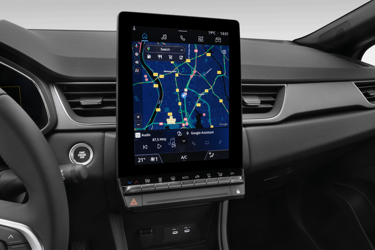 Mittelkonsole eines Renault Captur