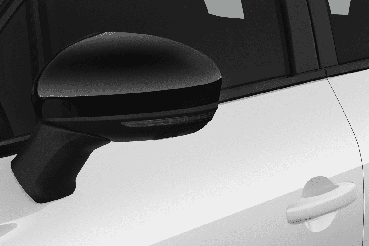 Rückspiegel eines Renault Captur
