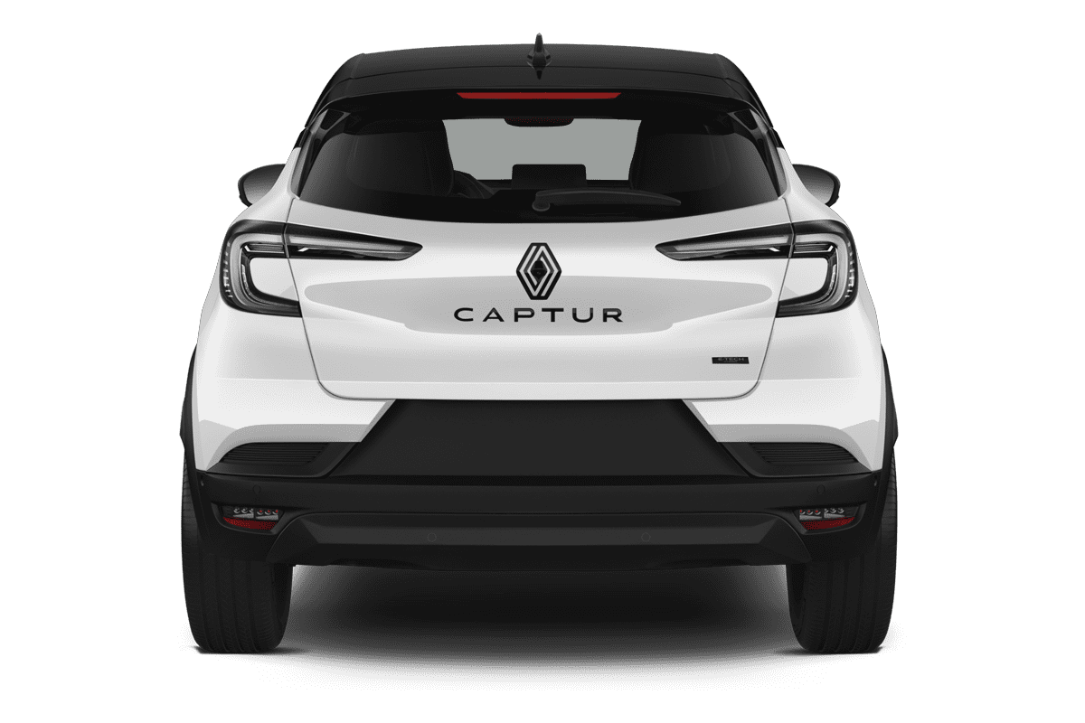 Heckansicht eines Renault Captur