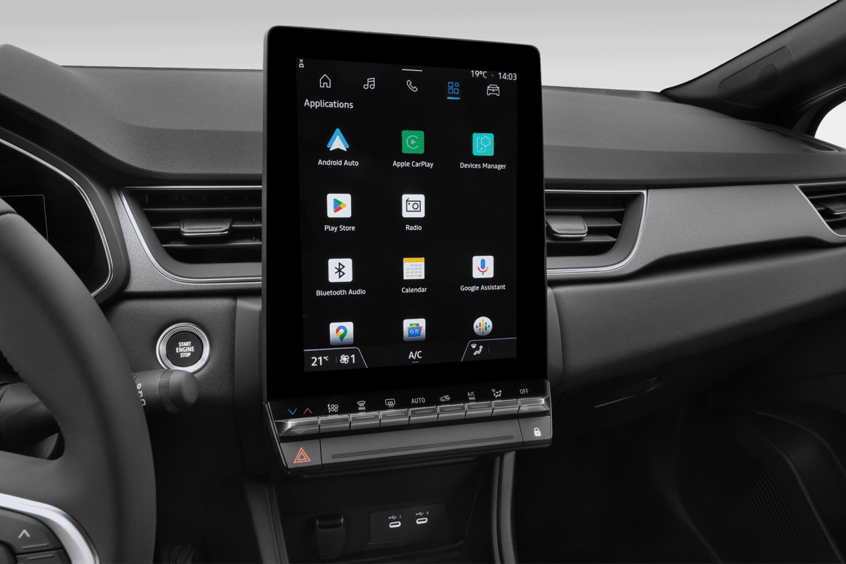 Klimasteuerung eines Renault Captur