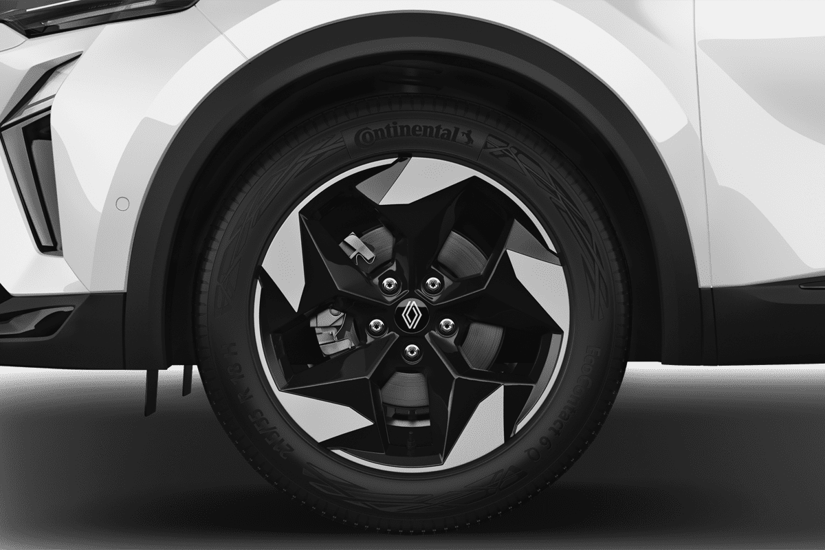 Radkappe oder Felge eines Renault Captur