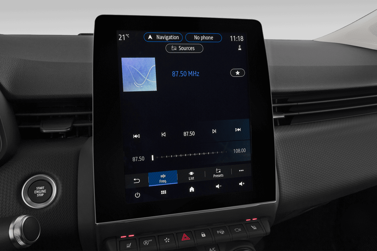 Audiosystem eines Renault Clio LPG