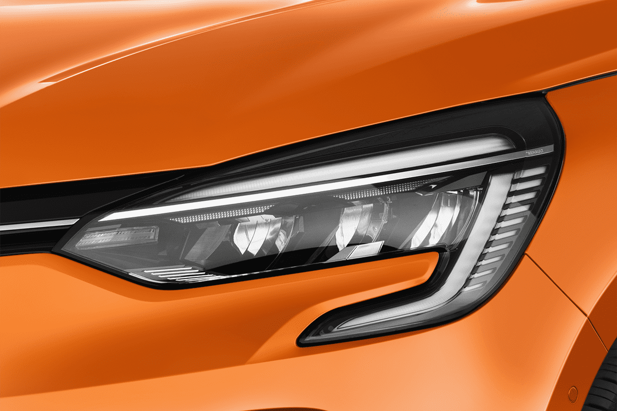 Frontscheinwerfer eines Renault Clio LPG