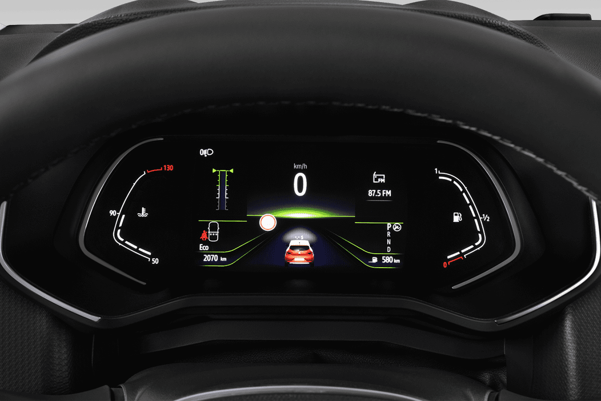 Kombiinstrument eines Renault Clio LPG