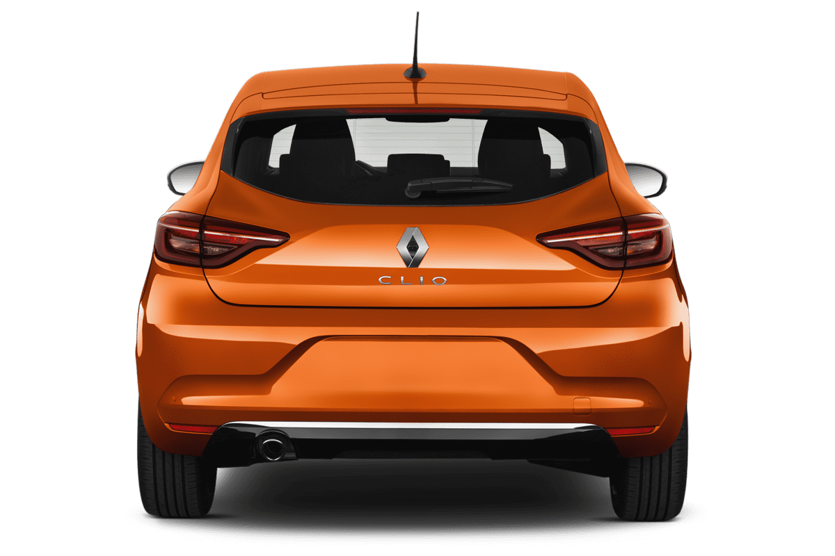 Heckansicht eines Renault Clio LPG