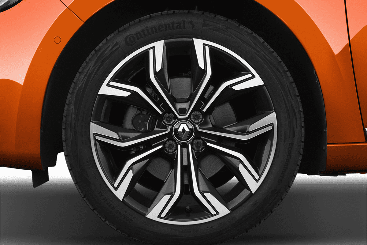 Radkappe oder Felge eines Renault Clio LPG