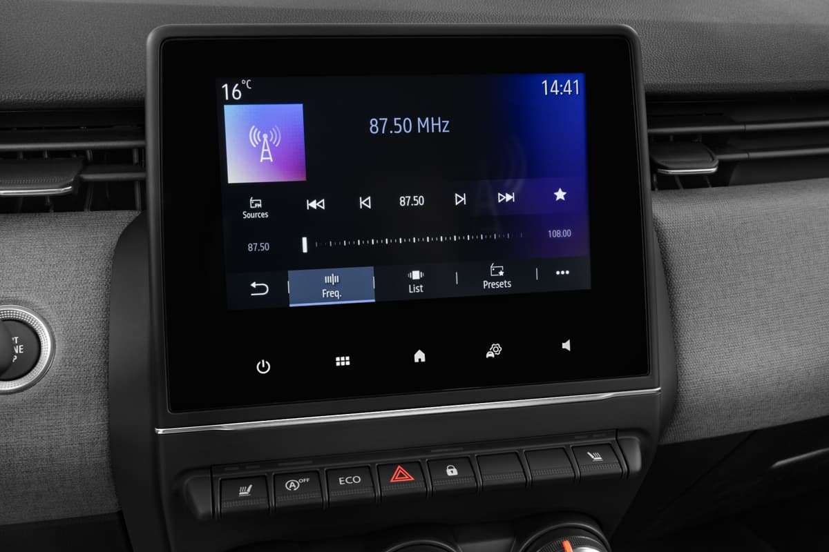 Audiosystem eines Renault Clio (neues Modell)