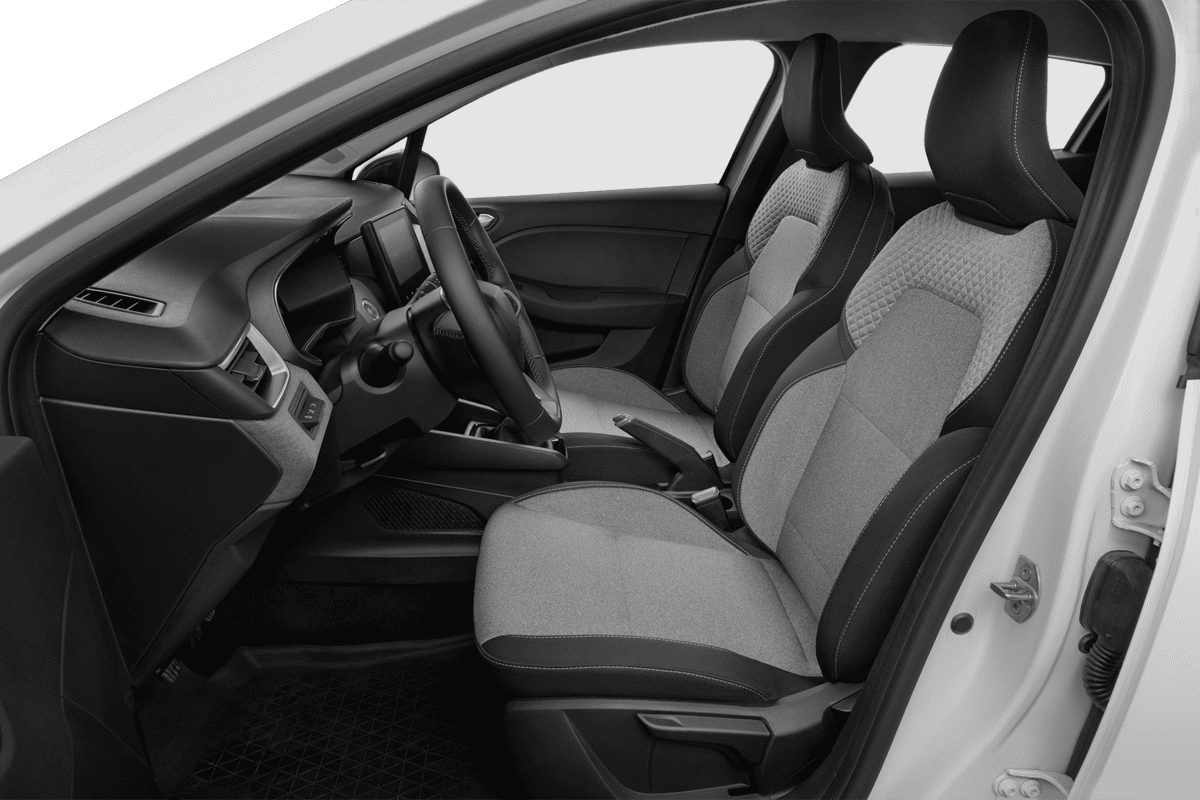 Vordersitze eines Renault Clio (neues Modell)