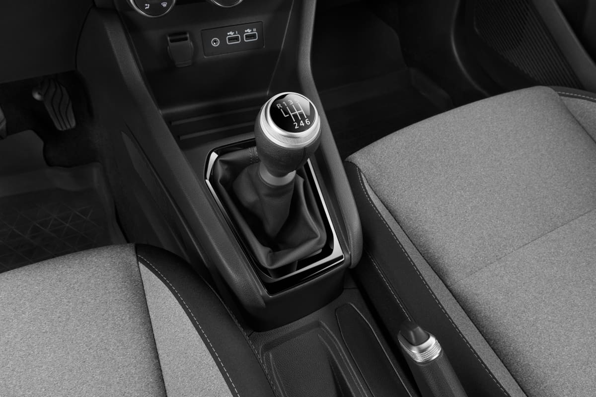 Schaltknüppel eines Renault Clio (neues Modell)