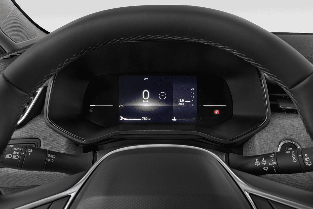 Kombiinstrument eines Renault Clio (neues Modell)