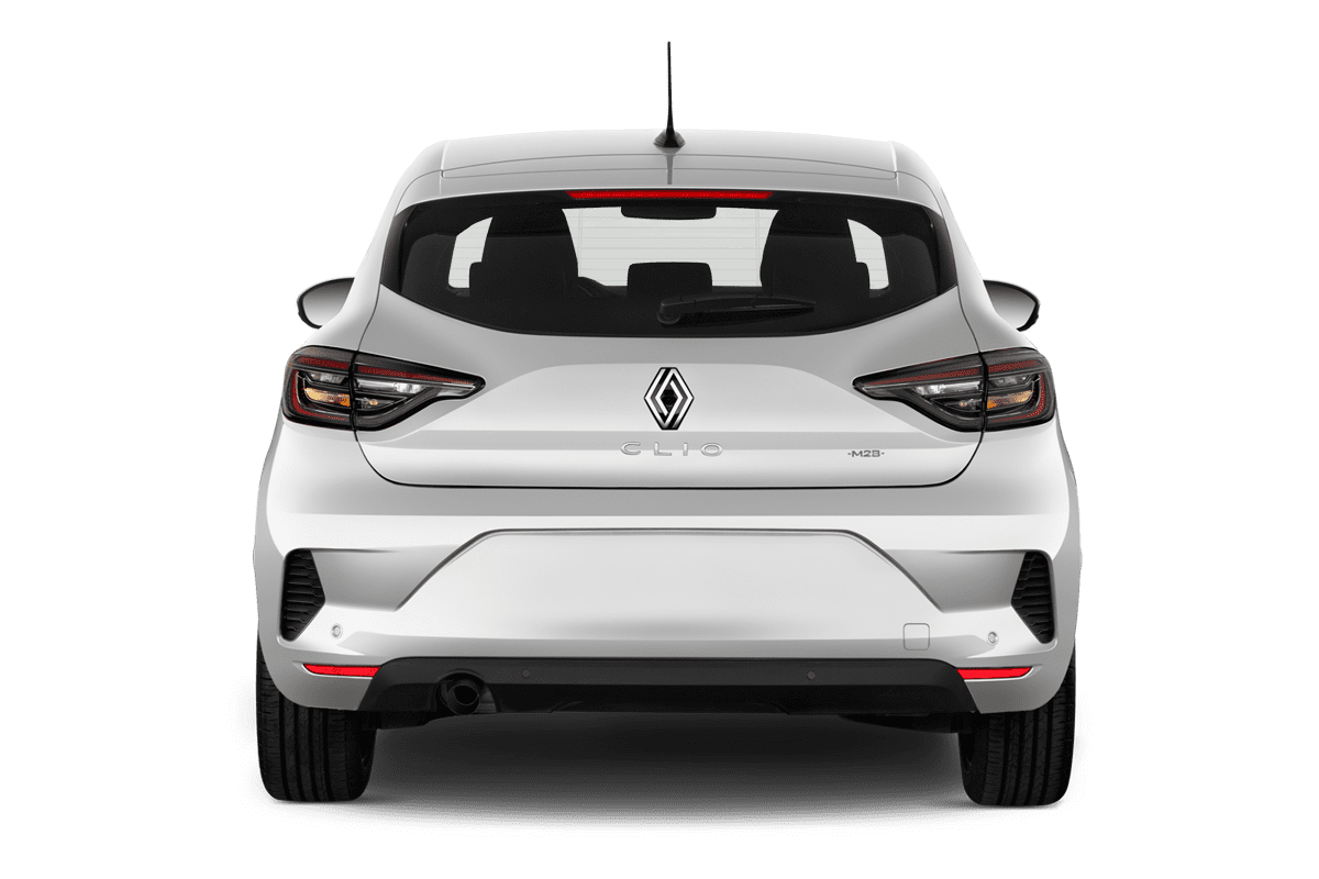 Heckansicht eines Renault Clio (neues Modell)